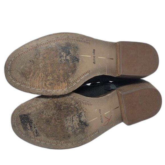 Dolce Vita Gray Leather Booties - Picture 6 of 8